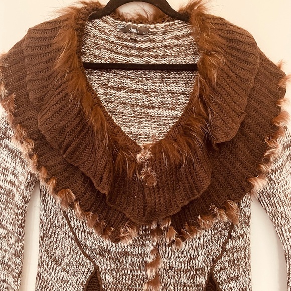 Chunky sweater long Sz L - Picture 5 of 9